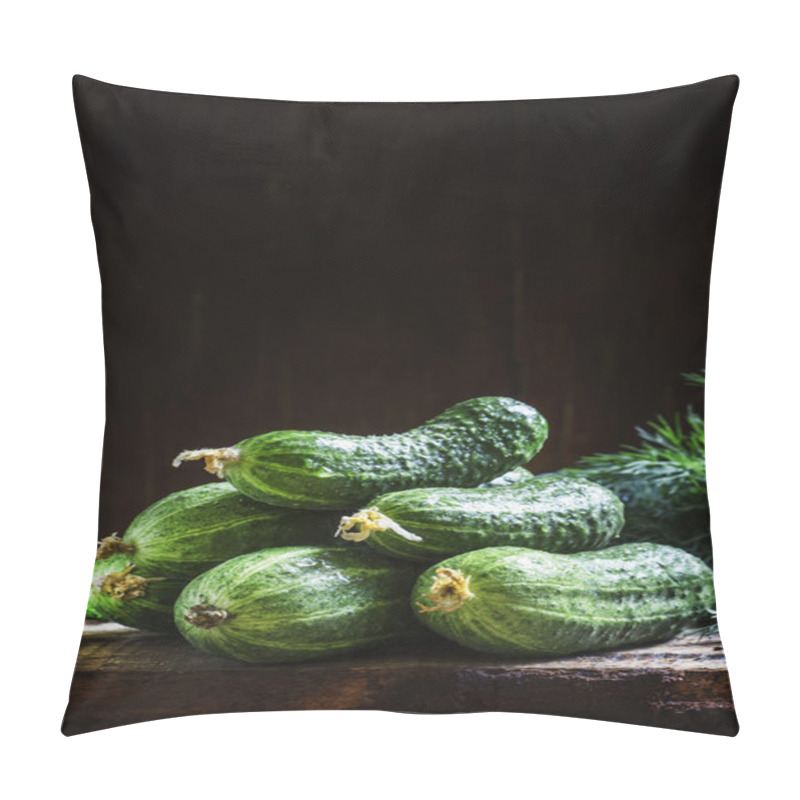 Personality  Fresh Organic Cucumbers.   Pillow Covers