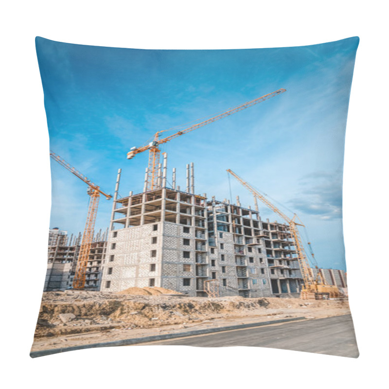 Personality  New Residential Development And High-rise Crane Pillow Covers