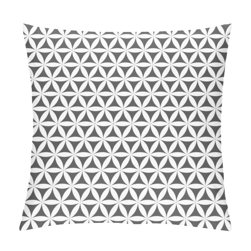 Personality  Flower Of Life Sacred Geometric Seamless Background Pillow Covers