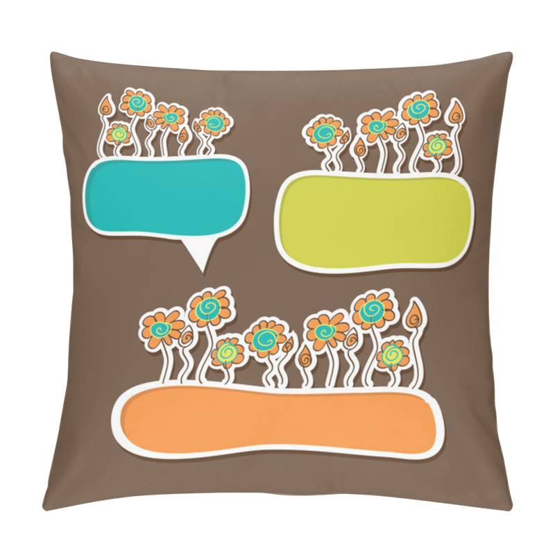 Personality  Vector Floral Background Design Pillow Covers