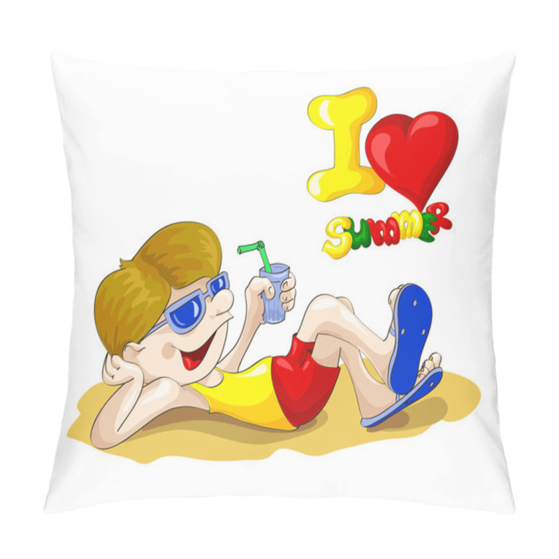 Personality  Sun And Summer Pillow Covers