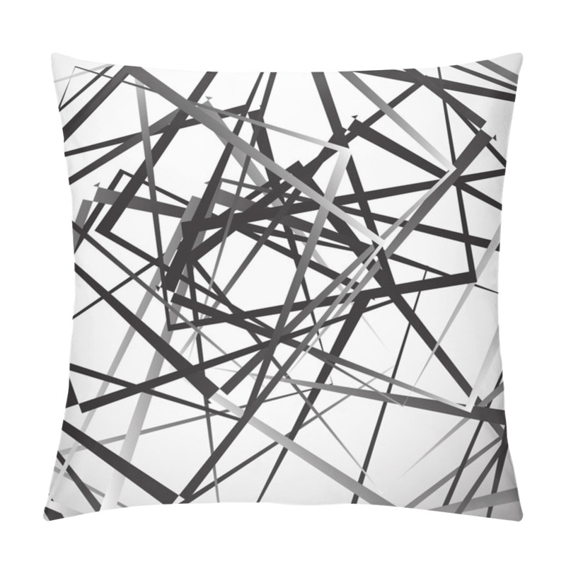 Personality  Geometric Abstract Squares Background Pillow Covers