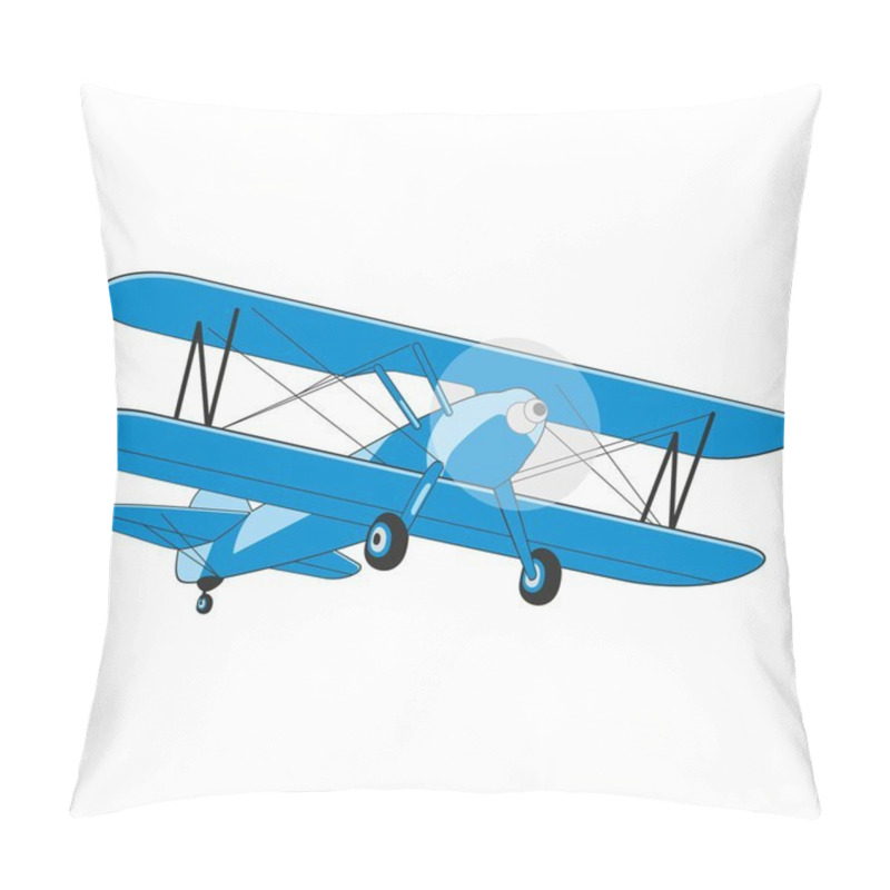 Personality  Vector Illustration Airplane Pillow Covers