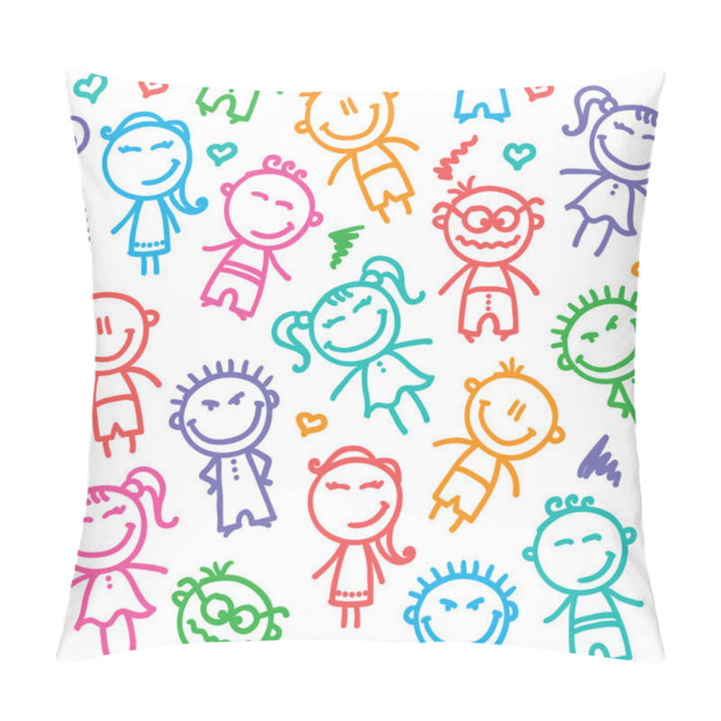 Personality  Kid Pattern Pillow Covers