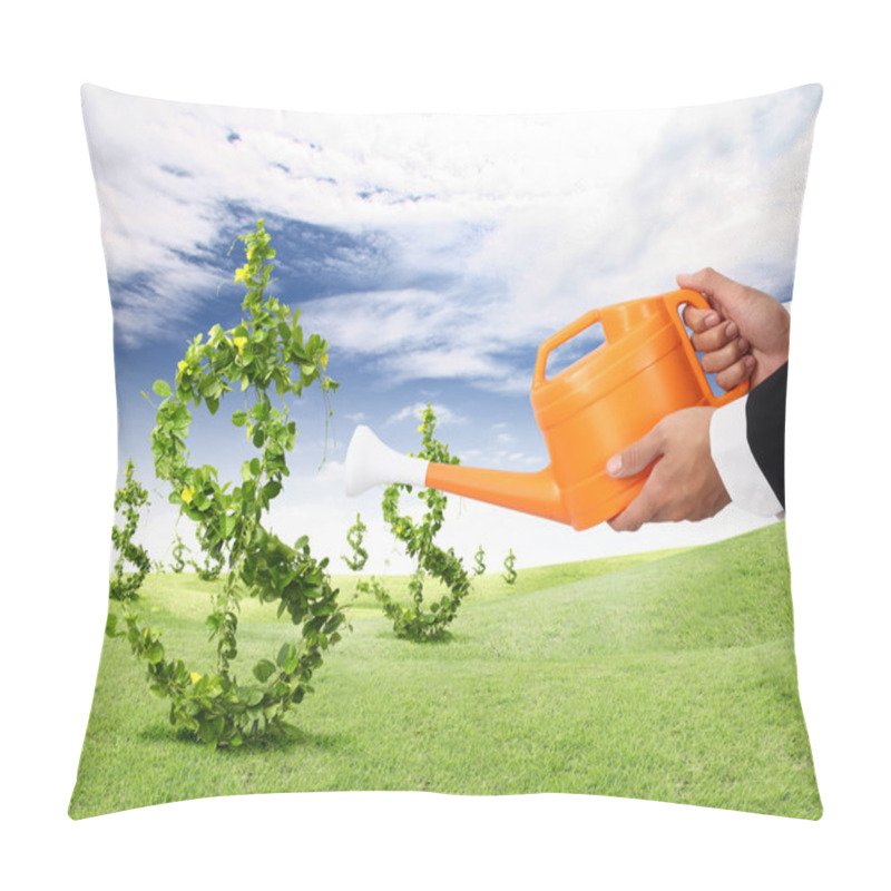 Personality  Money Plant Pillow Covers