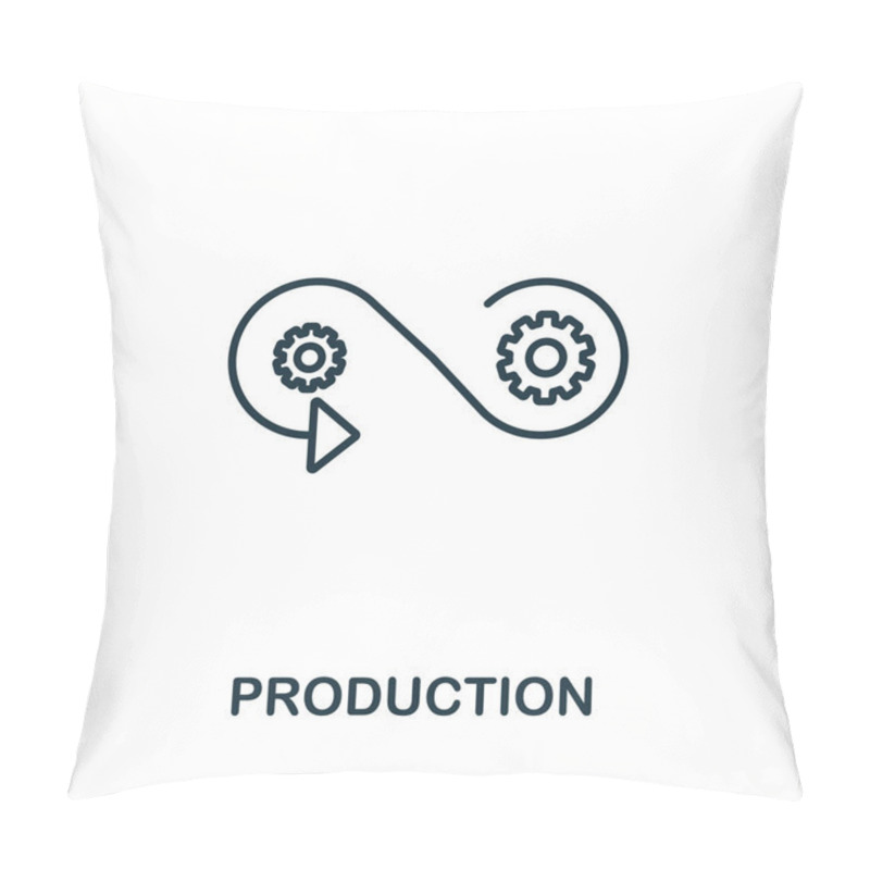 Personality  Production Outline Icon. Thin Line Style From Community Icons Collection. Pixel Perfect Simple Element Production Icon For Web Design, Apps, Software, Print Usage Pillow Covers