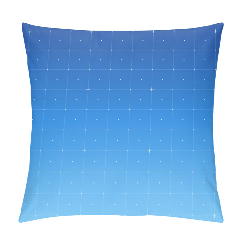 Personality  HUD Interface With Grid. Vector Pillow Covers