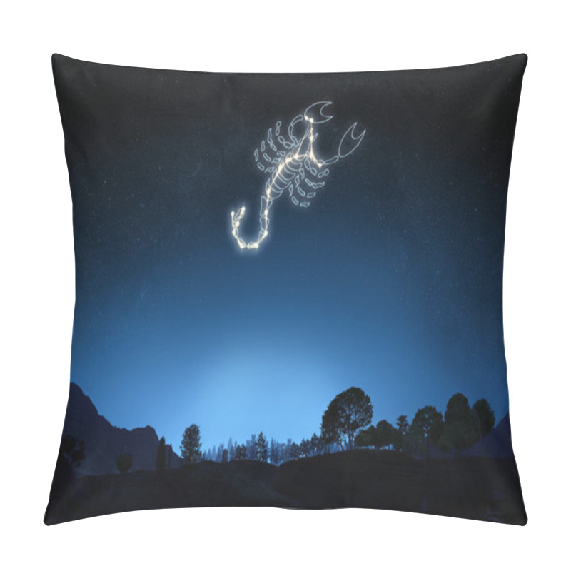 Personality  Zodiac Sign Scorpio Pillow Covers