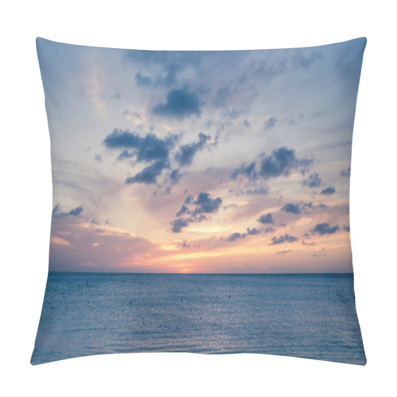 Personality  Sunset Sea Beach Pillow Covers