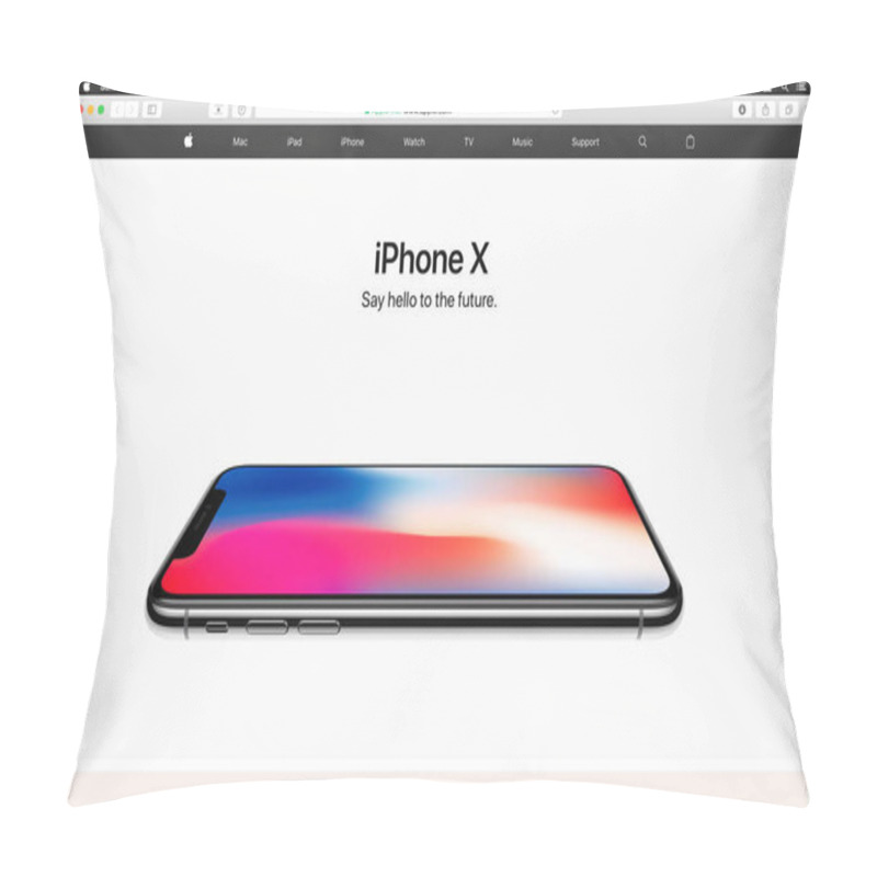 Personality  Apple Website Showcasing IPhone X 10  Pillow Covers