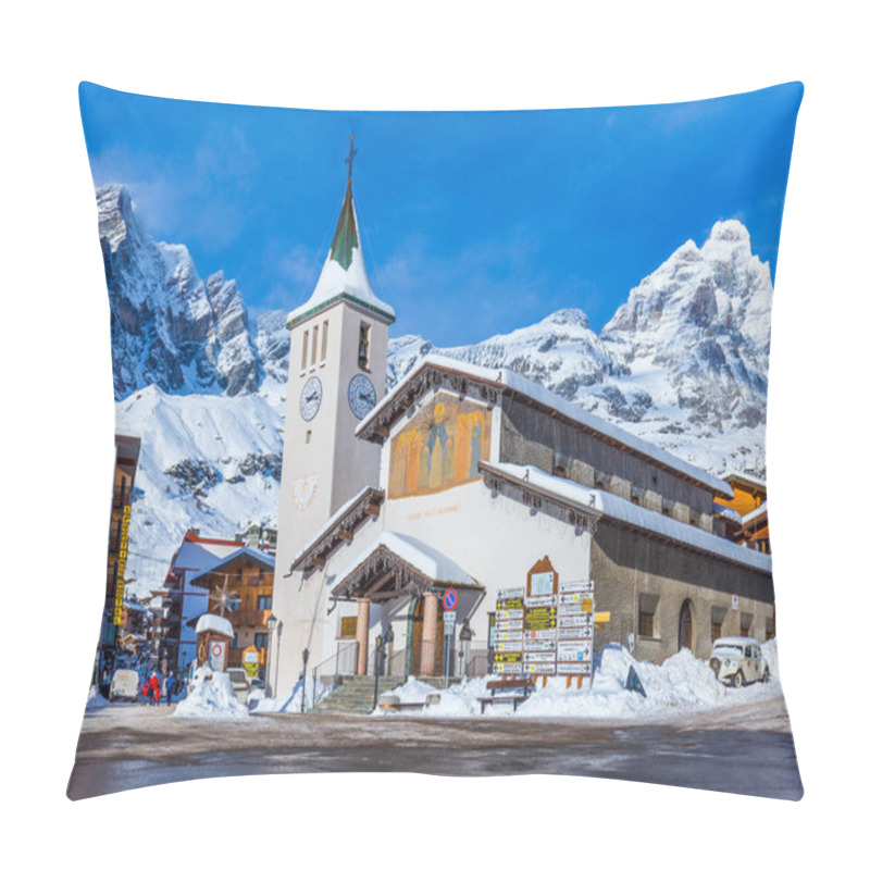 Personality  BREUIL-CERVINIA, ITALY - December 13 2018: Monte Cervino (Matterhorn) As Seen From Plan Maison In December, Breuil-Cervinia, Valle D'Aosta, Italy Pillow Covers