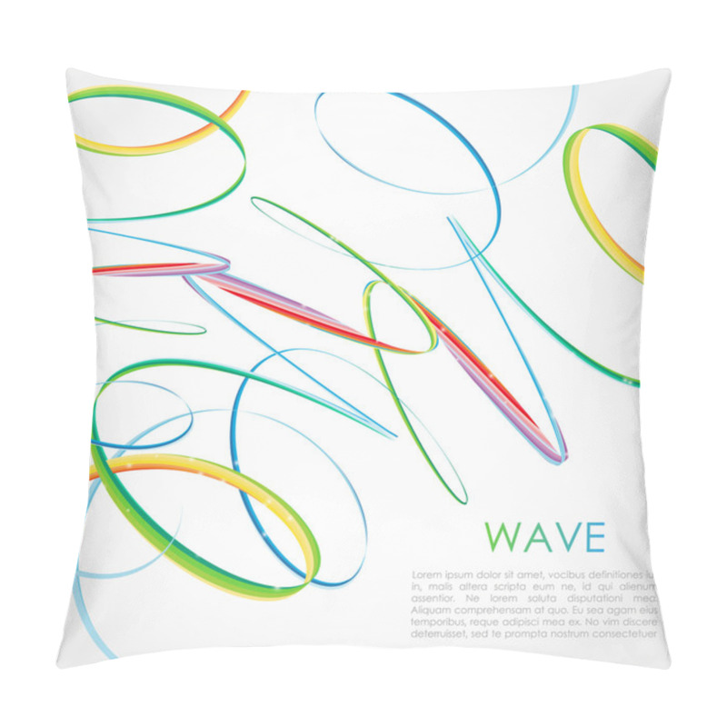 Personality  Colorful Bright Rainbow Spiral Background. Vector Logo, Web, Banner, Poster, Print Design Element. Pillow Covers