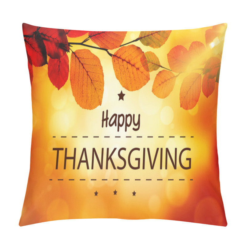 Personality  Happy Thanksgiving Day Pillow Covers