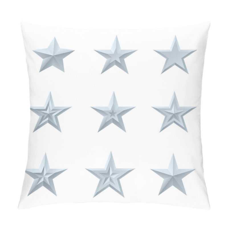 Personality  Set Of Stars Icons Pillow Covers