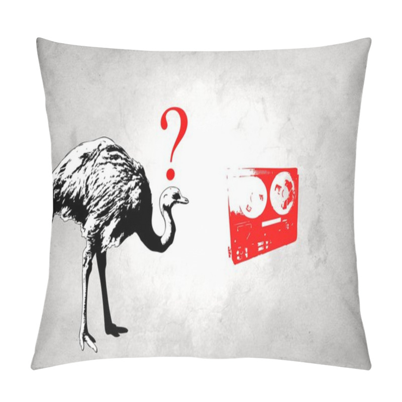 Personality  Mural Fun Art Design Idea Wall Pillow Covers