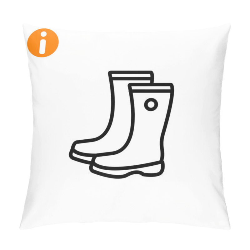 Personality  Gum Boots Icon Pillow Covers