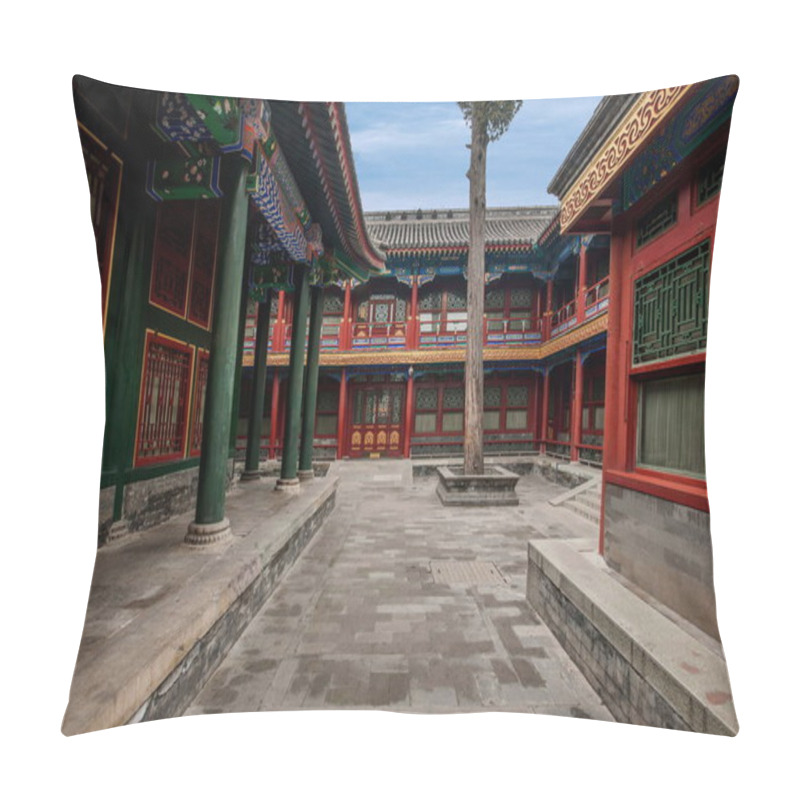 Personality  Beijing Shichahai Sea Before The Prince Gong House Garden Pillow Covers