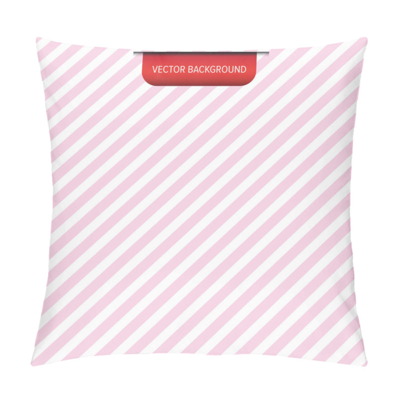 Personality  Pink Diagonal Stripes Vector Background Pillow Covers