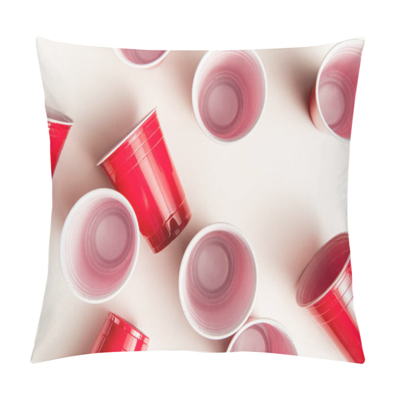 Personality  Plastic Disposable Cups Pillow Covers