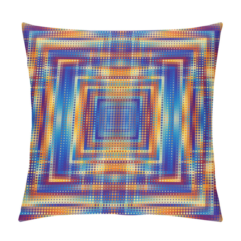 Personality  Geometric Abstract Pattern In Low Poly Style. Pillow Covers