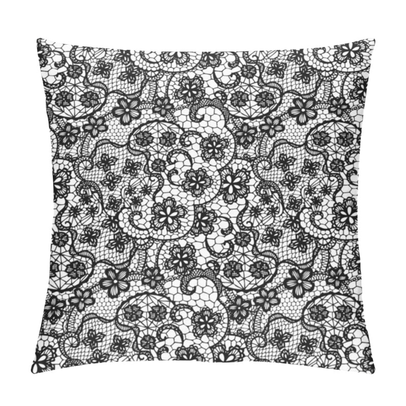 Personality  Lace Seamless Pattern With Flowers Pillow Covers