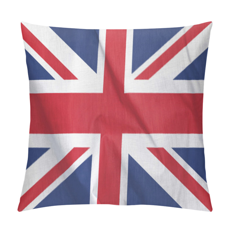 Personality  Fabric Flag Of United Kingdom Pillow Covers