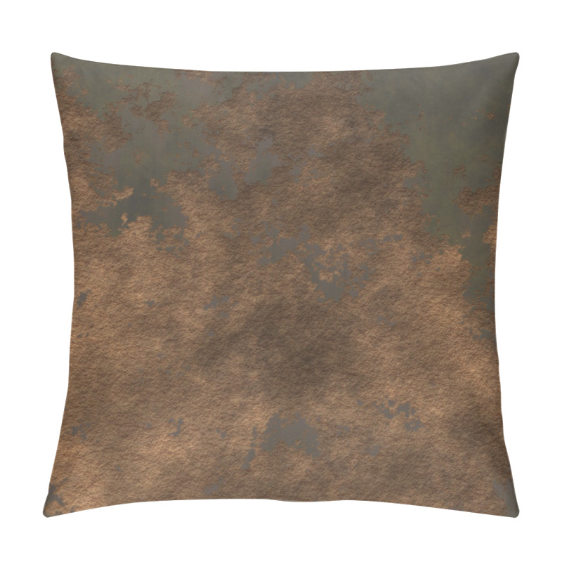 Personality  Rust Metal Surface Pillow Covers