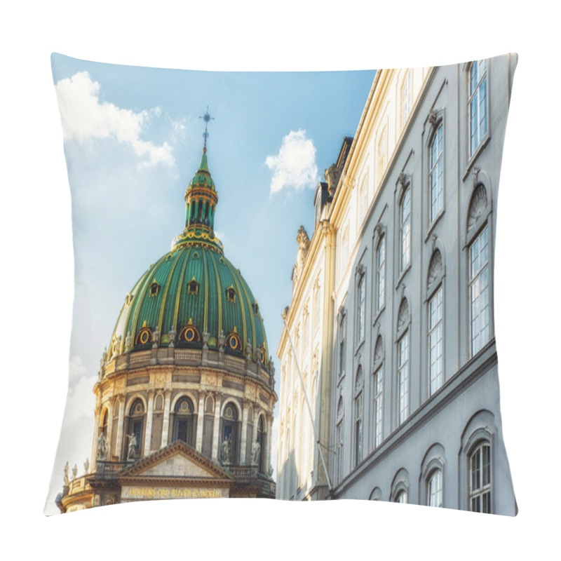 Personality  The Dome Of Frederik's Church (Danish: Frederiks Kirke) At The F Pillow Covers