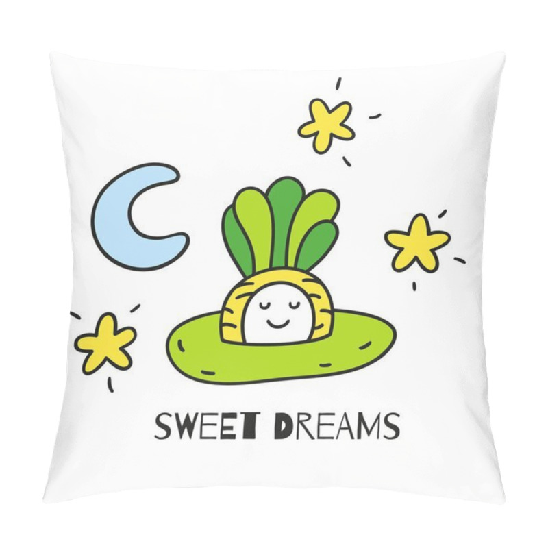 Personality  Baby Carrot Is Seeping In The Garden Pillow Covers