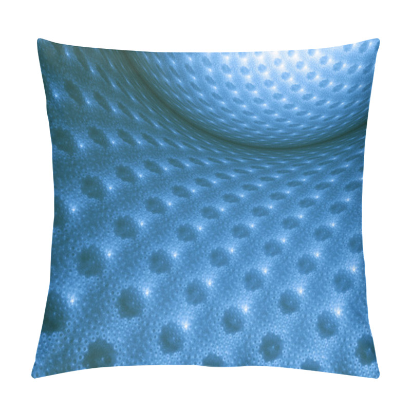 Personality  Blue 3D Textured Shape Pillow Covers