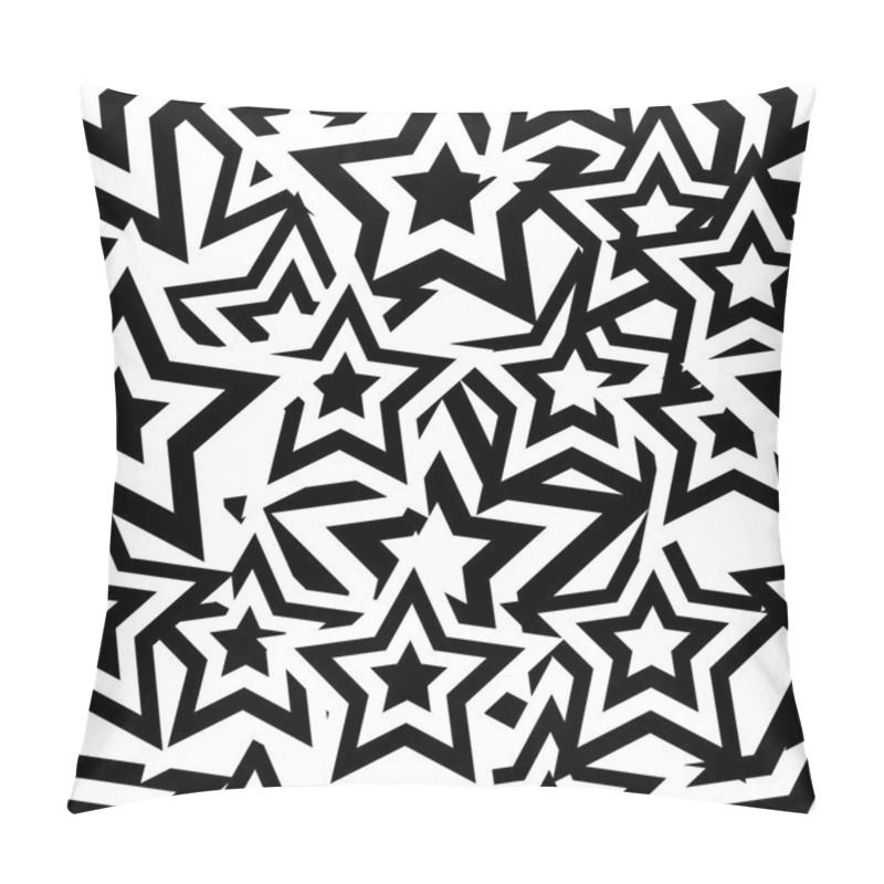 Personality  Seamless Star Pattern Pillow Covers