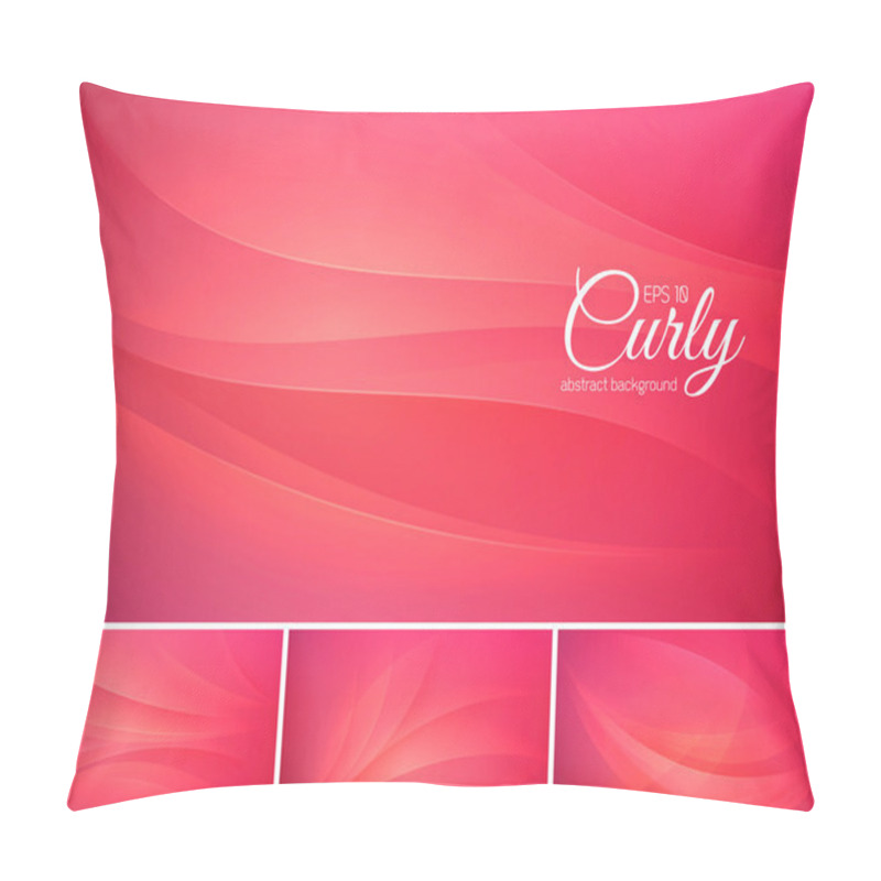 Personality  Curly Abstract Background Pillow Covers