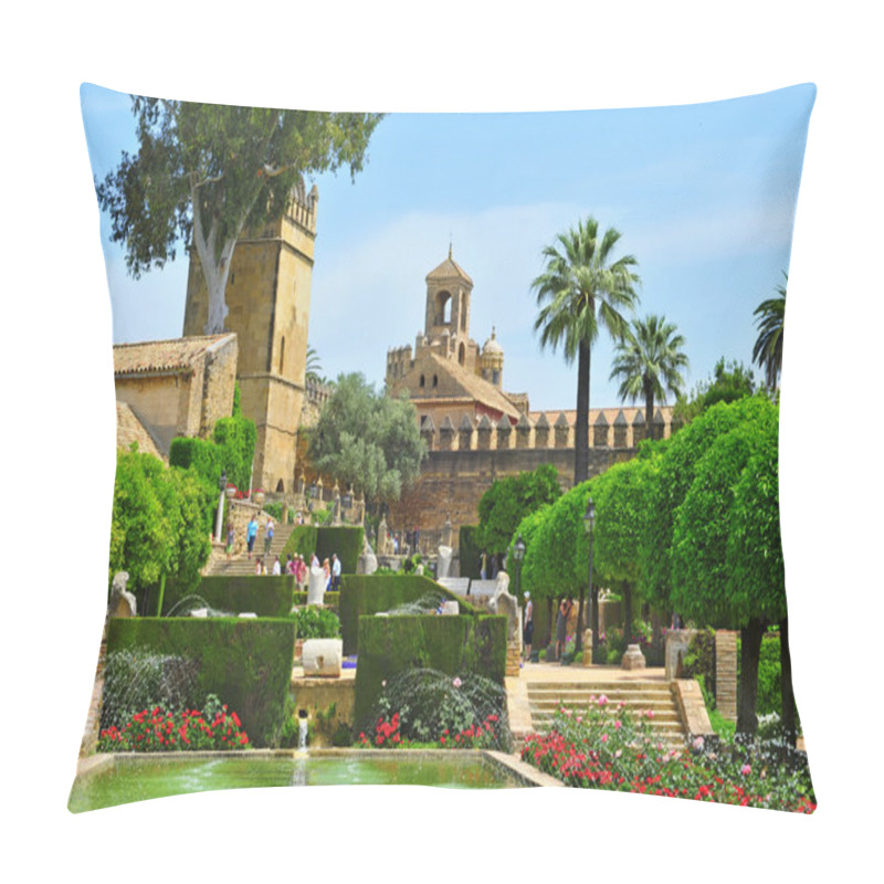 Personality  Alcazar De Los Reyes Cristianos In Cordoba, Spain Pillow Covers