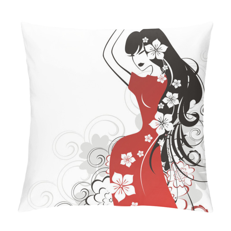 Personality  Beautiful Girl Pillow Covers