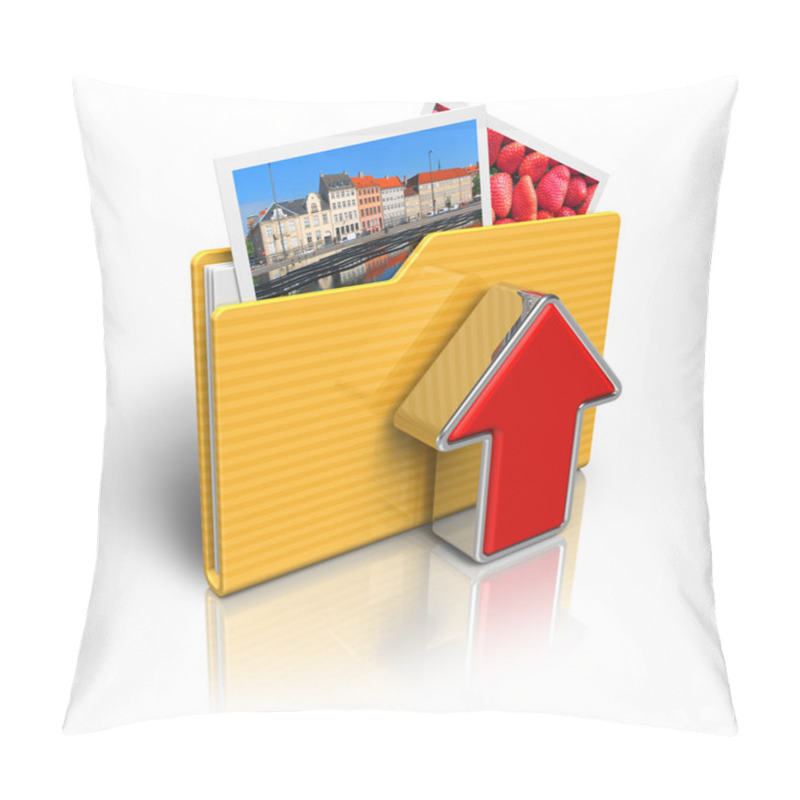 Personality  Upload Folder Icon Pillow Covers