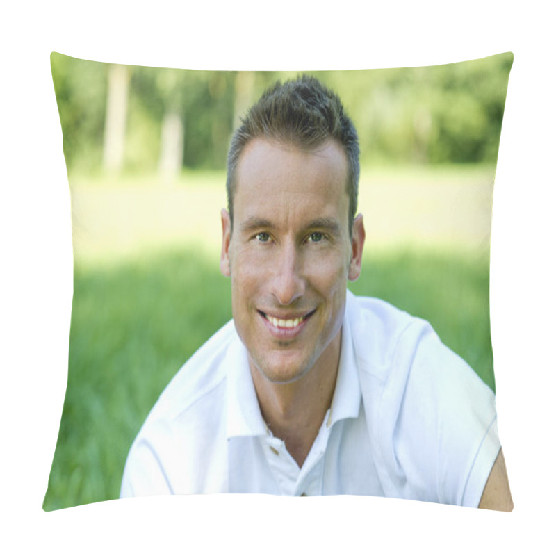 Personality  Portrait Of A Young Man Pillow Covers