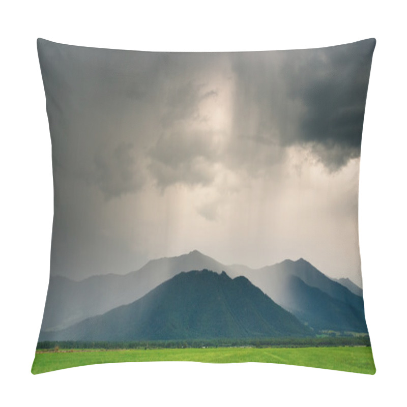 Personality  Cloudburst In Mountains Pillow Covers