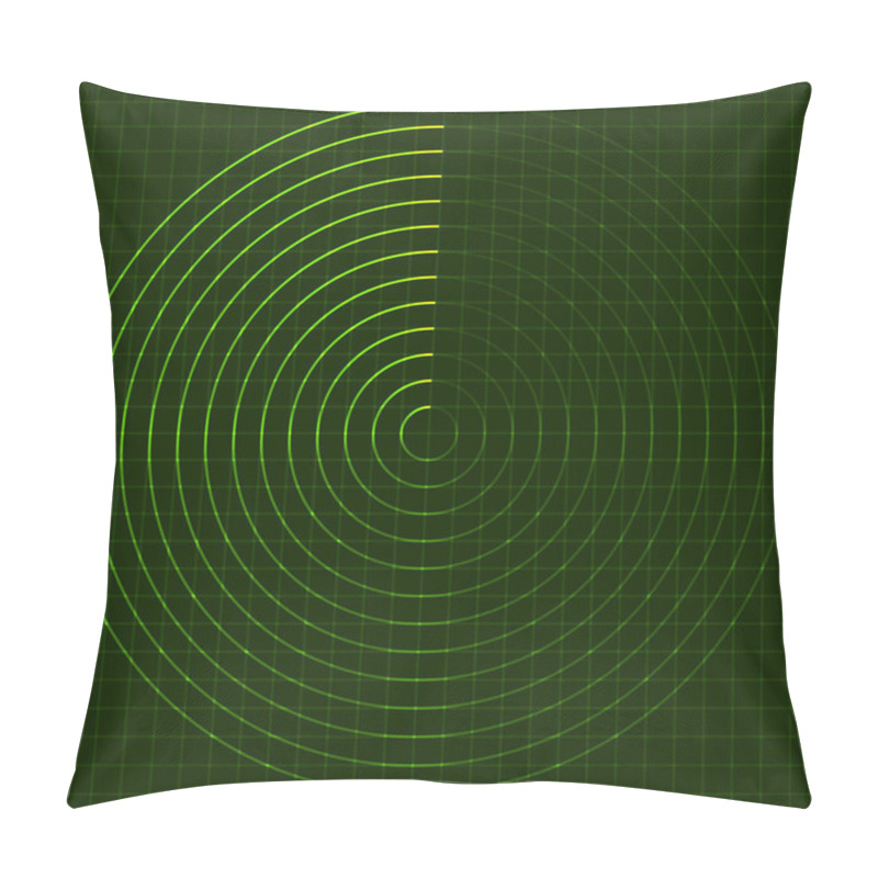 Personality  EPS10 Radar Screen Pillow Covers