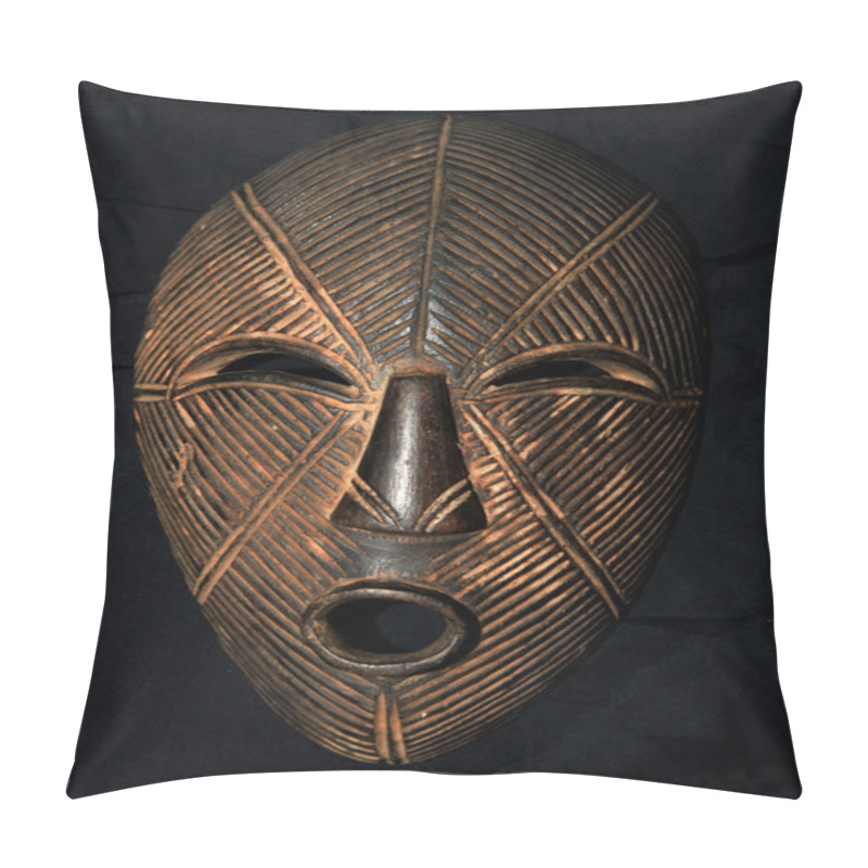 Personality  African Tribal Mask - Lega Tribe Pillow Covers