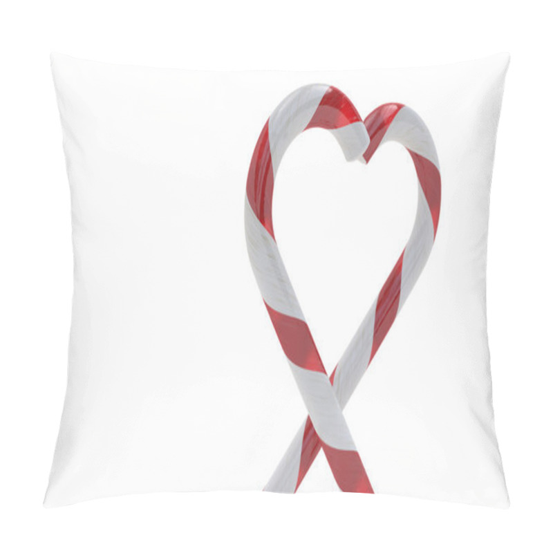 Personality  Candy Cane Hearts Pillow Covers