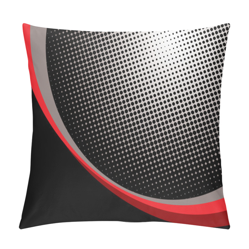 Personality  Red Halftone Background Pillow Covers