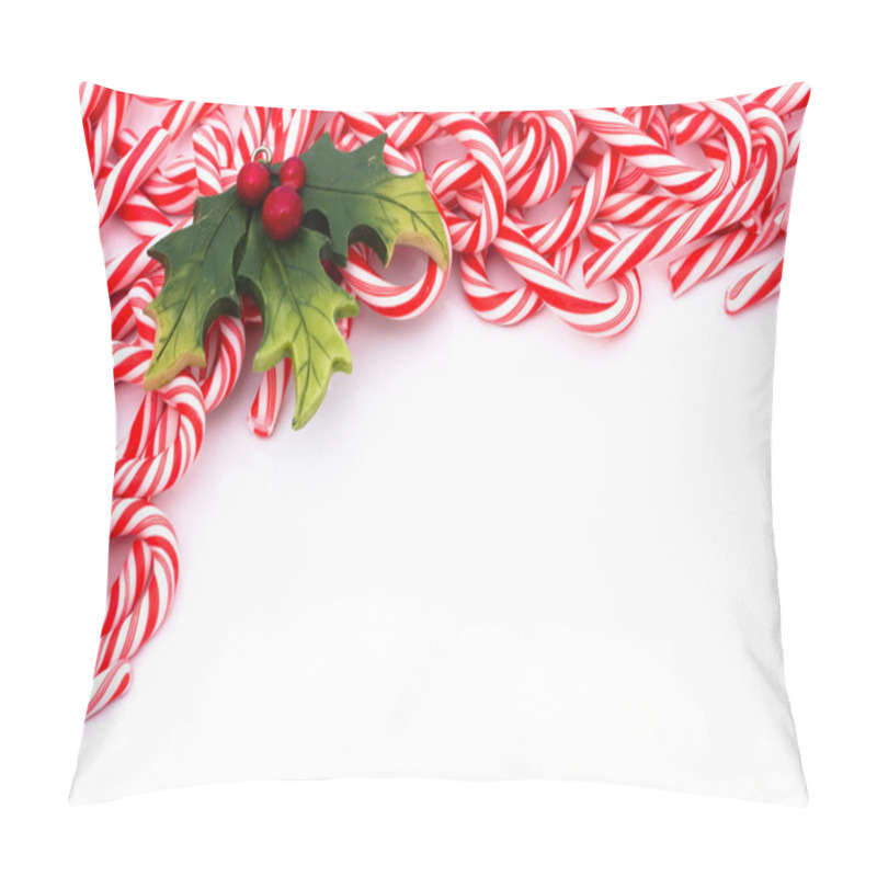 Personality  Candy Cane Border Pillow Covers