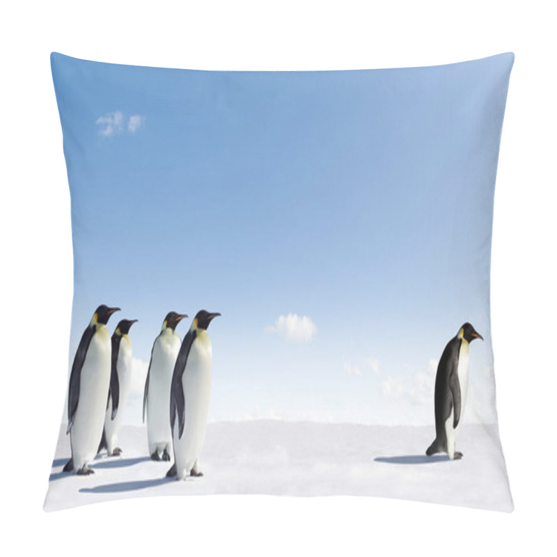 Personality  Cute Penguins At Wild Nature pillow covers