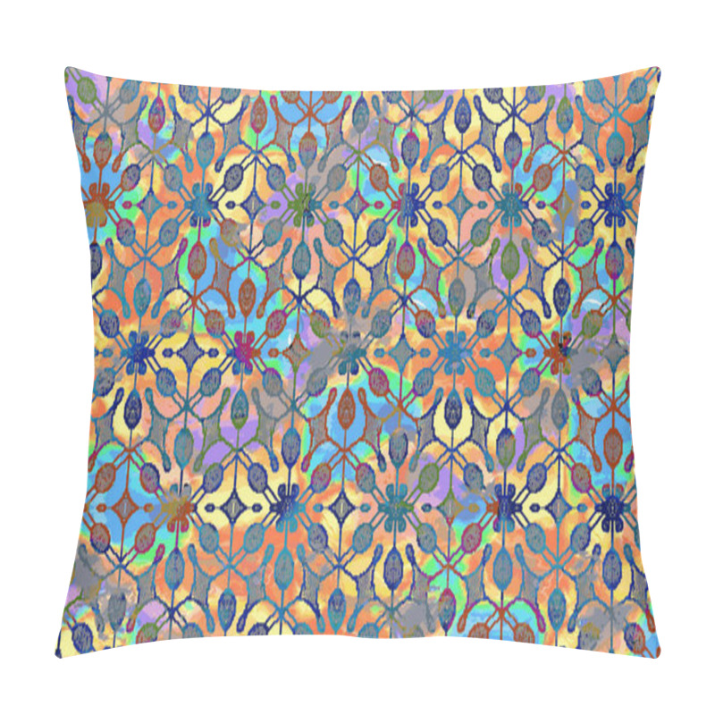 Personality  Carpet And Fabric Print Design With Grunge And Distressed Texture Repeat Pattern  Pillow Covers