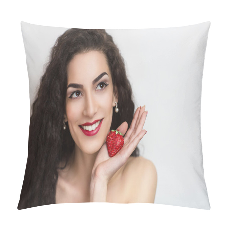 Personality  Beauty Make Up Woman Pillow Covers