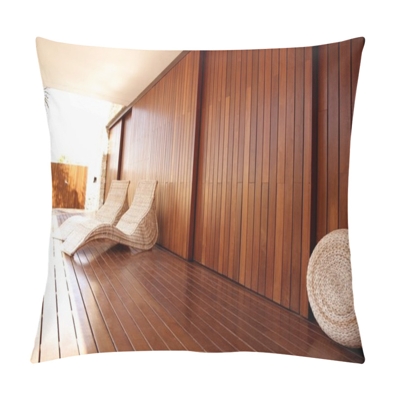 Personality  Golden Wood Spa Hammock Outdoor House Pillow Covers