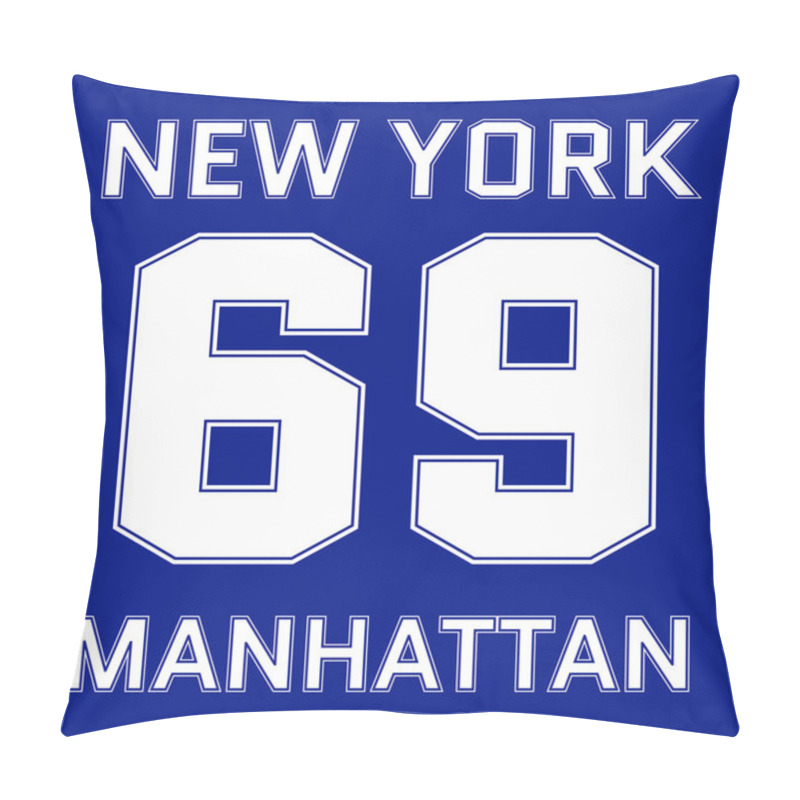 Personality  T-shirt New York Pillow Covers