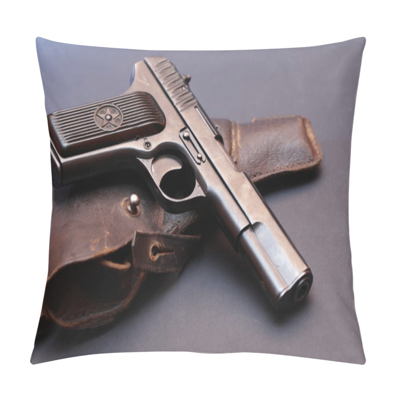 Personality  Pistol And Holster Pillow Covers