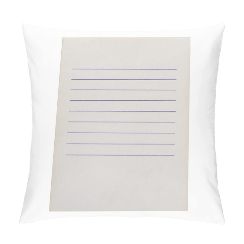 Personality  Clean Shopping List On A White Background Pillow Covers