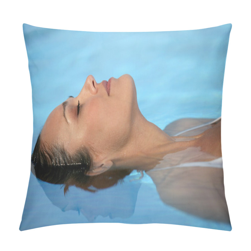 Personality  Woman Laid In Water Pillow Covers